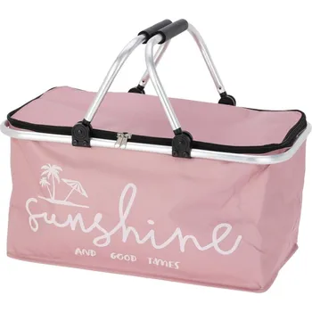 Lednice EXCELLENT HOUSEWARE Chladicí košík 48 x 28 x 24 cm růžová KO-170491170ruzo