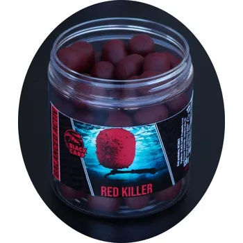Nástraha Boilies Black Carp Balanced Activ 18mm 120gr Red Killer
