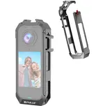 Kovové ochranné pouzdro Puluz pro Insta 360 X4 Air (šedé)