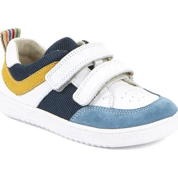 Chlapecká zimní obuv Froddo Celoroční barefoot Zeru Loop G3130282-10 Blue/yellow Velikost: 22