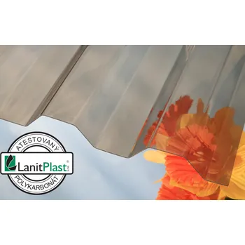 Průsvitná krytina LANIT PLAST, s.r.o. polykarbonátová deska MARLON CS 0,8 mm 1,06x4 m bronz LG2629