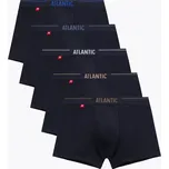 Atlantic PÁNSKÉ BOXERKY 5SMH-004 5-PACK Barva: TM. MODRÁ, Velikost: L