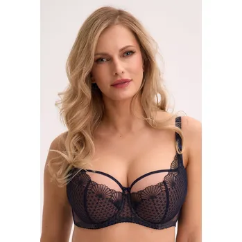 Podprsenka Gaia POLOMĚKKÁ PODPRSENKA VEDA BSO 1323 NAVY BLUE Barva: TM. MODRÁ, Velikost: 75D