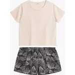 Atlantic DÁMSKÉ PYŽAMO NLP-489 KR Barva: jasny pudrowy, Velikost: XL