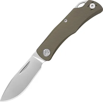 kapesní nůž KB Knives El Dorado Silver Bead Blast M390 Blade Bronze Ano Titanium Micro Milli KB469D
