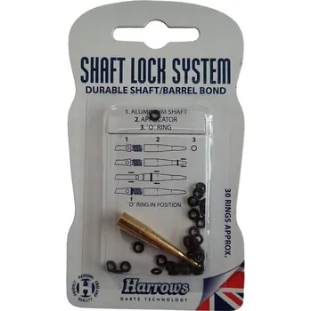 Příslušenství pro šipky Gumičky s aplikátorem Harrows Shaft Lock Systém