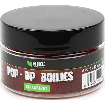 Boilies Nikl Plovoucí boilies Strawberry - Průměr: 16mm, Balení: 20g