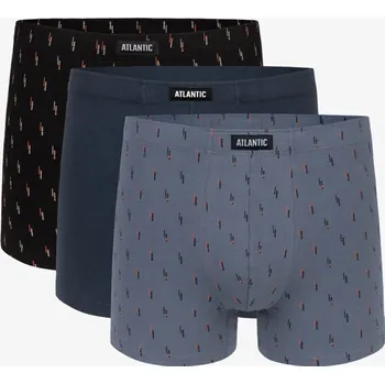 Boxerky Atlantic PÁNSKÉ BOXERKY 3MH-025/03-04 VÝPRODEJ Velikost: XXL