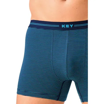 Boxerky KEY PÁNSKÉ BOXERKY MXH 319 BAMBOO Barva: turkusowy, Velikost: XXL