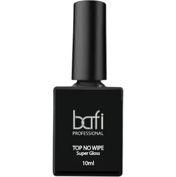 Lak na nehty Bafi Top no wipe "Super gloss" UV 10 ml