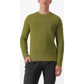 Pánská mikina Castelli Logo pánská mikina Avocado Green vel. L
