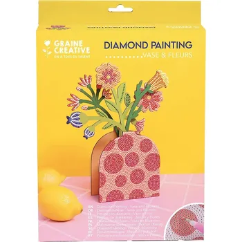 Váza DIY sada - set na ozdobení vázy Graine Creative Diamond Painting 19,5 x 24,5 x 5 cm 117081 vícebarevná MLC