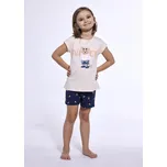 CORNETTE DÍVČÍ DĚTSKÉ PYŽAMO 787/107 NICE KR Barva: broskvová, Velikost: 98-104