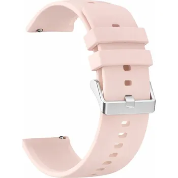 Ostatní příslušenství k chytrým hodinkám Madvell Silikonový řemínek jemná růžová 20mm
