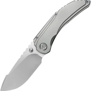 kapesní nůž KB Knives Snorri Silver Bead Blast M390 Blade Sandblast Titanium KB388A