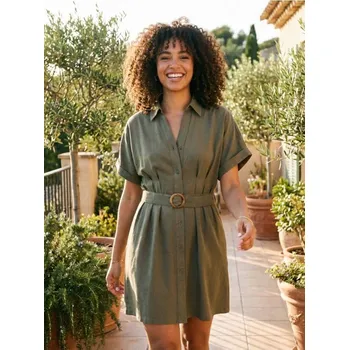 Dámské šaty Sinsay - Šaty - khaki - 666FI-88X - 666FI-88X-XL