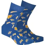 Gatta PERFEKTNÍ PÁNSKÉ LEŽÉRNÍ PONOŽKY Barva: blue.b47/wz.199, Velikost: 39-41