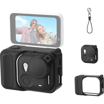 Pouzdro na mobilní telefon Silikonové ochranné pouzdro Puluz pro Insta360 Go Ultra (Black)