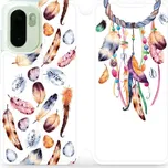 Flip pouzdro Mobiwear na mobil OnePlus 15R - M003S, lapač a barevná pírka (Knížkové flip pouzdro, obal, kryt na mobil OnePlus 15R, tenký design, silikonová vanička, stojánek)