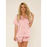 De lafense PYŽAMO CORDELIA 762 KR Barva: różowy, Velikost: XXL