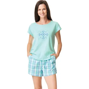 Pánské pyžamo KEY DÁMSKÉ PYŽAMO LNS 218 A23 KR VÝPRODEJ Velikost: L