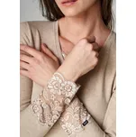 KEY DÁMSKÁ VESTA LVD 729 4 HOT TOUCH Barva: Béžová, Velikost: S