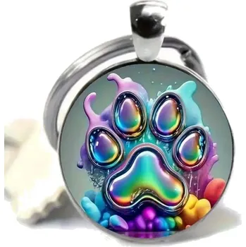 Přívěsek na klíče s tlapičkou