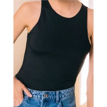 Dámské spodní prádlo Sinsay - Body bez rukávů - černá - 632EU-99X - 632EU-99X-S