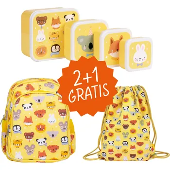 Malý balíček A Little Lovely Company Zvířecí kamarádi + sportovní pytel ZDARMA