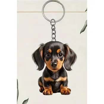 Přívěsek na klíče s jezevčíkem