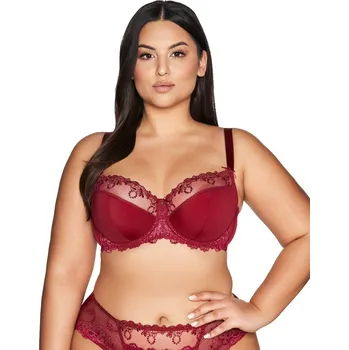 Podprsenka AVA PODPRSENKA AV 1030 RUBY MAXI Barva: ruby, Velikost: 100E