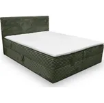 Čalouněná postel MOLLO 160x200 cm Zelená