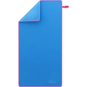 Ručník NILS Ručník z mikrovlákna NILS NCR13 modrý/růžový