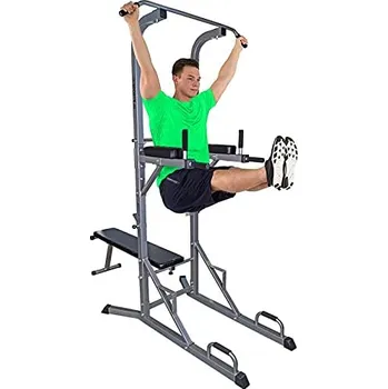 Posilovací věž Multifunkční posilovací věž s hrazdou a lavicí