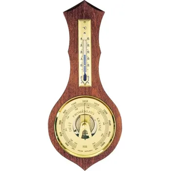 Meteostanice Barometr 8037 s teploměrem - zlatý