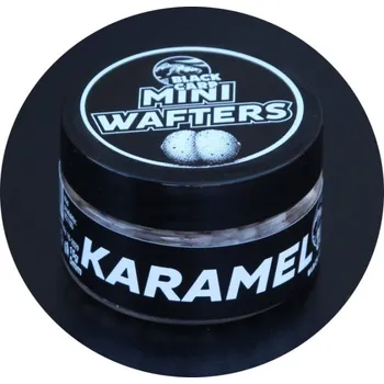 Nástraha Boilies Black Carp Mini Wafters 5mm 15gr Karamel