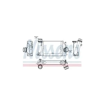 Chladič motoru Chladič turba NISSENS 961122