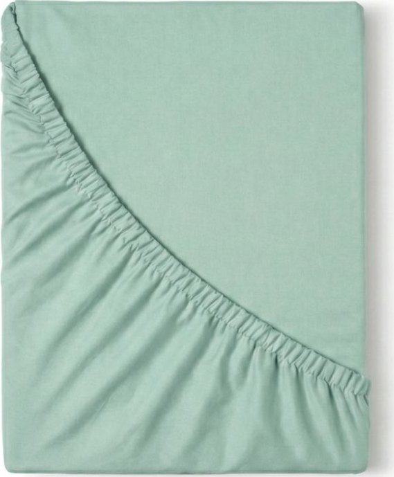 Kvalitex Jersey prostěradlo s lycrou mentolové 90x200cm