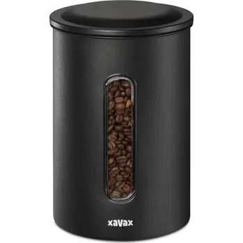 Příslušenství pro přípravu kávy Dóza XAVAX Barista na 1,3 kg zrnkové kávy nebo 1,5 kg mleté kávy, vzduchotěsná, matná černá 111262
