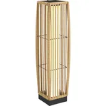 Outsunny Solární stojací lampa Outsunny, ratanová solární lampa se světelným senzorem, automatické LED solární světlo v boho stylu, IP44