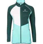 mikina dámská funkční Progress GLACIERA zelená/bílá/mint