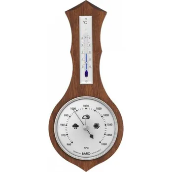 Meteostanice Barometr 8037 s teploměrem - stříbrný