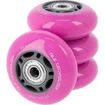 PU kolečka s ložisky NILS EXTREME 64x24mm ABEC 7 růžové