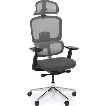 B2B Partner Kancelářská židle WILMOT MF, černý rám, šedá