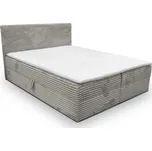 Čalouněná postel MOLLO 140x200 cm Šedá