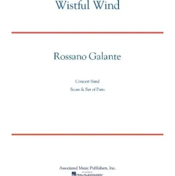 Rossano Galante: Wistful Wind (noty pro koncertní orchestr, party, partitura)