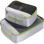 Go Travel sada obalů Deeper Packing Cubes grass green