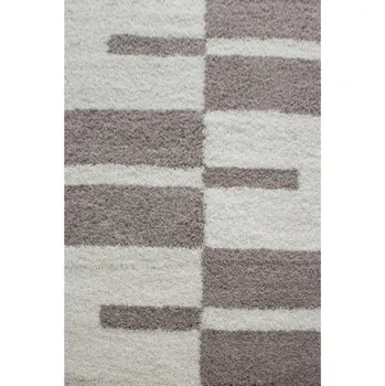 Koberec Kusový koberec GALA SHAGGY 2505 Beige Rozměr: 100x200 cm