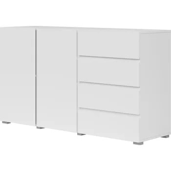 Komoda Komoda Asymetric - Helvetia Bílá 138x78 cm