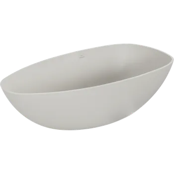 Mexen Imola samostatně stojící vana z konglomerátu 160 x 81 cm, beton mat - 57281608061 Volně stojící vany